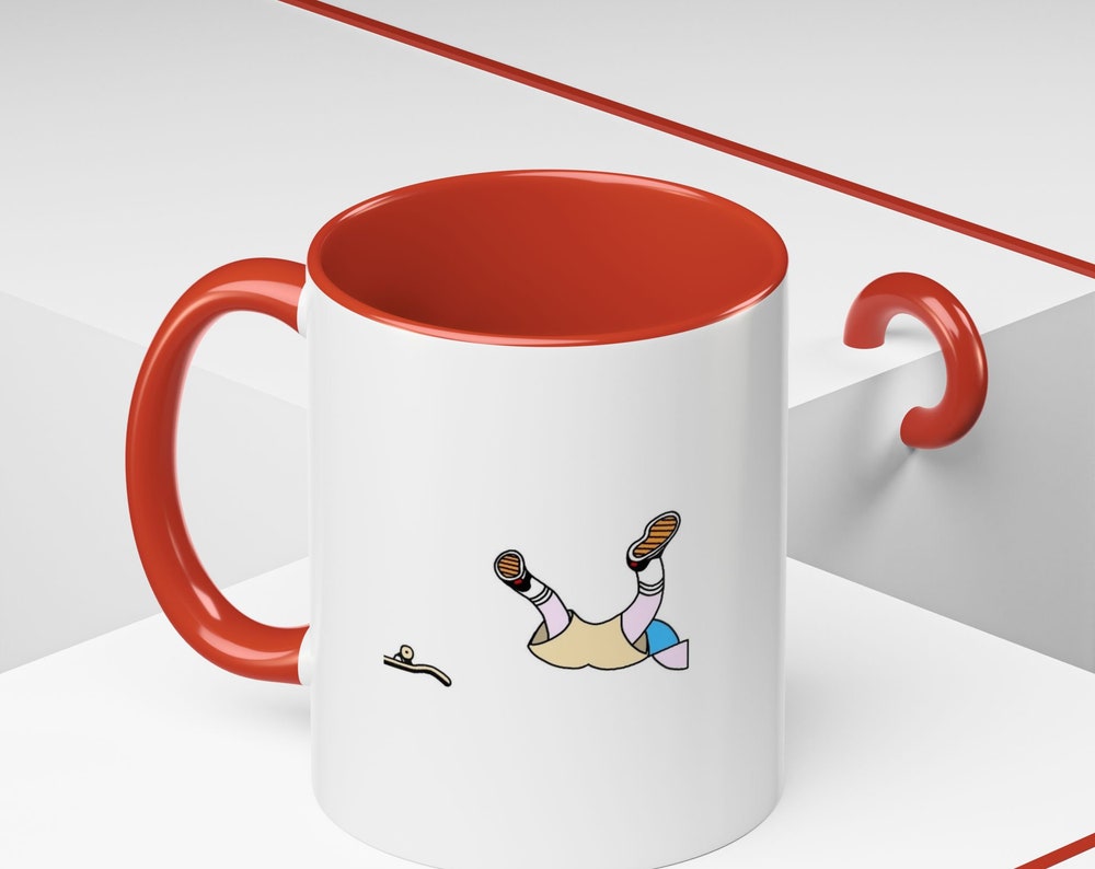 Skate Man コーヒーマグ | スケーターイラスト セラミック 11oz / 15oz