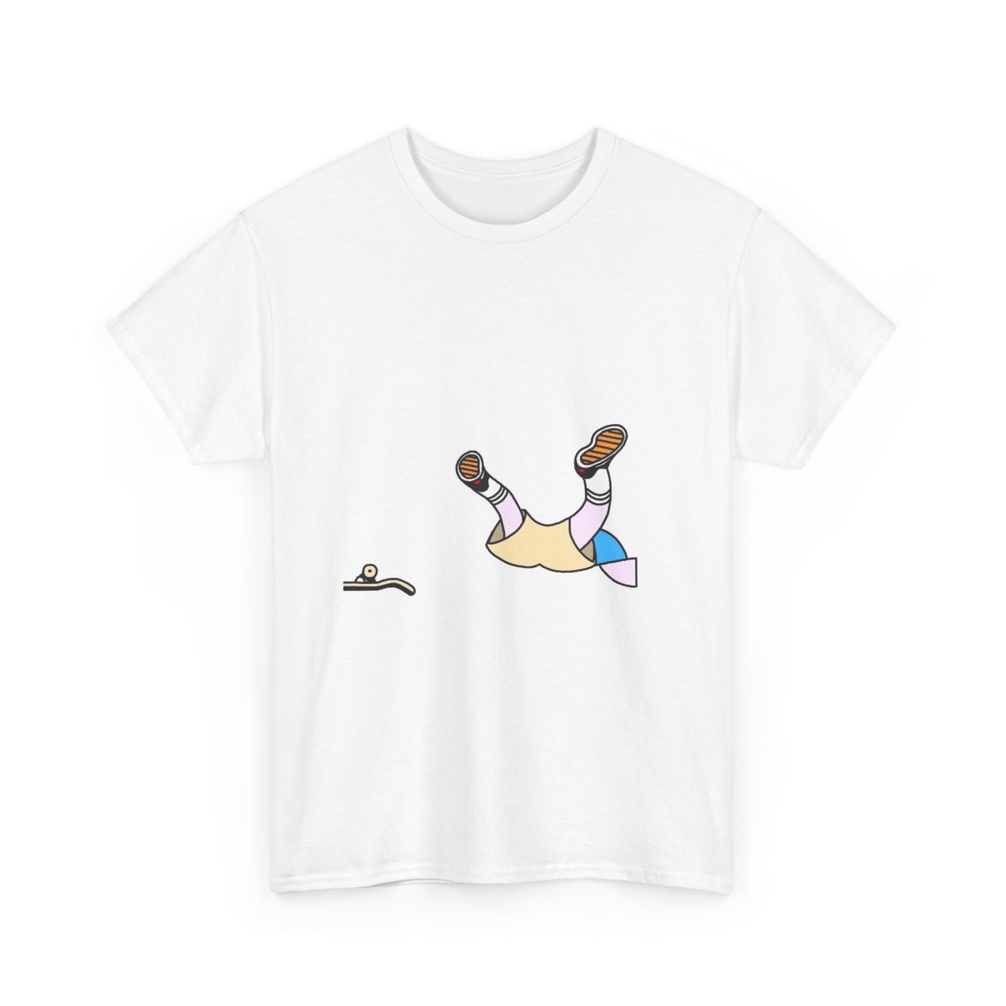 Skater Tee | 転倒スケーター イラスト Tシャツ コットン100% S～3XL