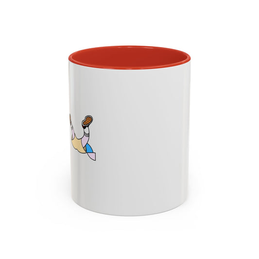 Skate Man アクセント コーヒーマグ | 5色展開 セラミック 11oz / 15oz