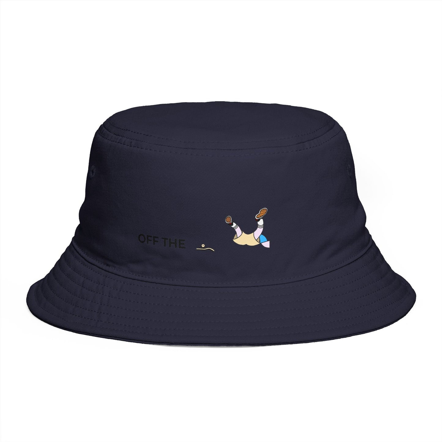 Off The Rails Bucket Hat | スケーター カートゥン 刺繍 コットン100%
