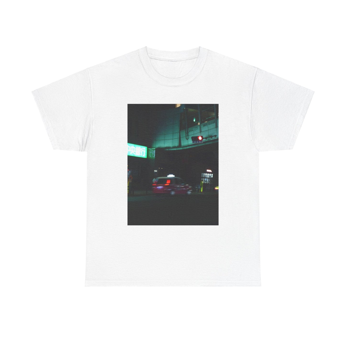 Japanese Traffic Photo Tee | 福岡ピンクタクシー ストリートフォト Tシャツ