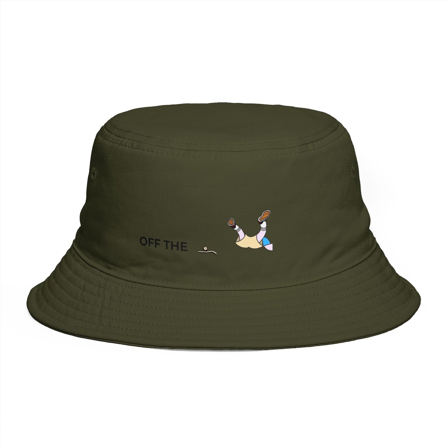 Off The Rails Bucket Hat | スケーター カートゥン 刺繍 コットン100%