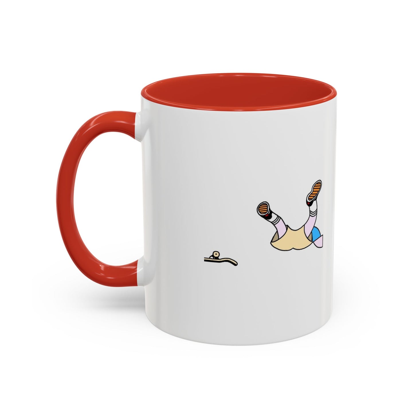 Skate Man アクセント コーヒーマグ | 5色展開 セラミック 11oz / 15oz