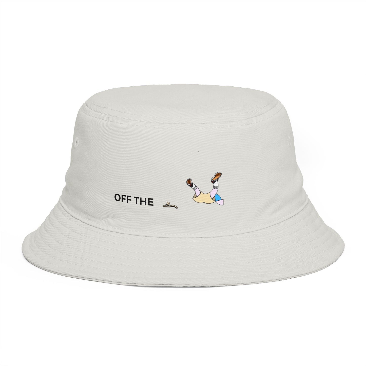 Off The Rails Bucket Hat | スケーター カートゥン 刺繍 コットン100%