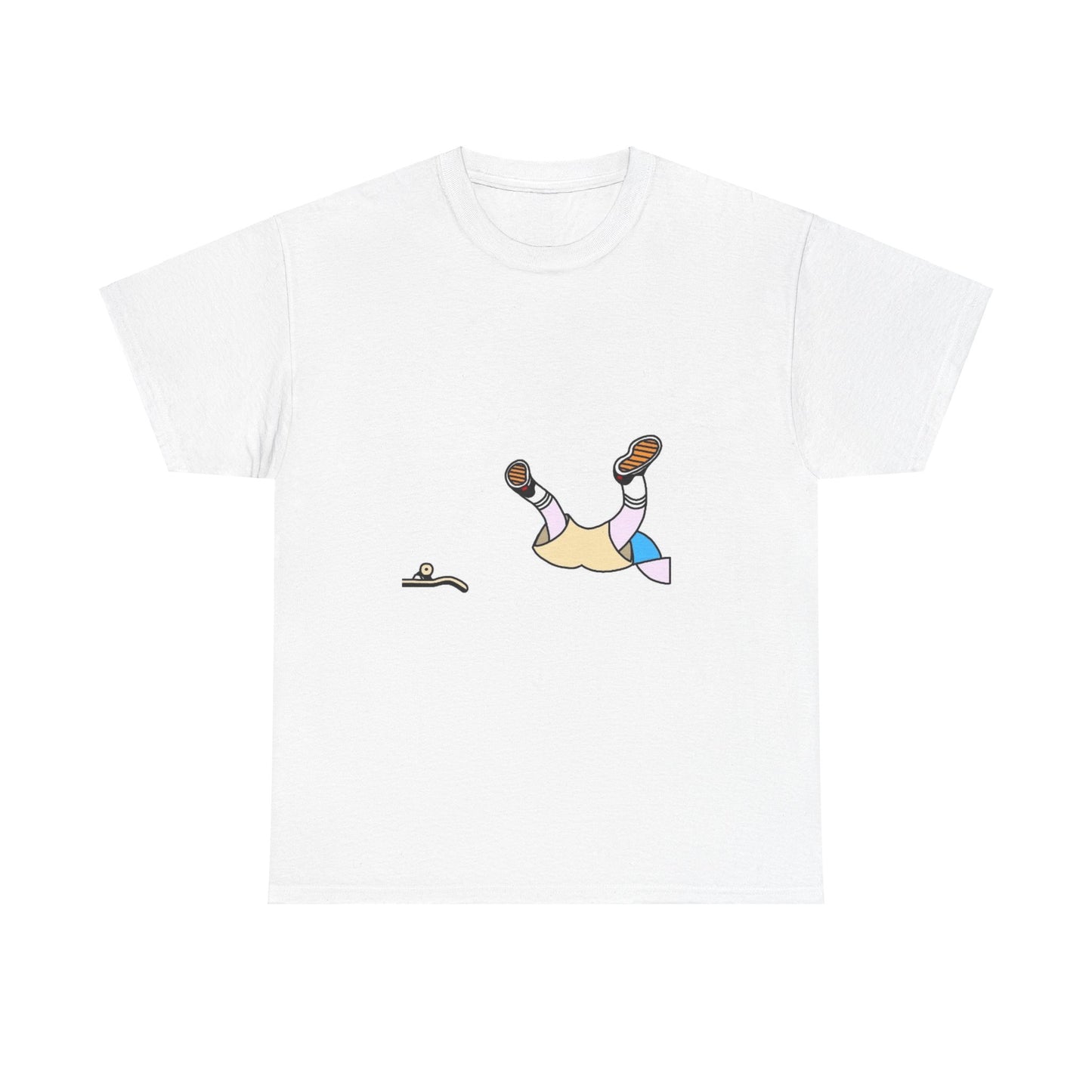 Skater Tee | 転倒スケーター イラスト Tシャツ コットン100% S～3XL