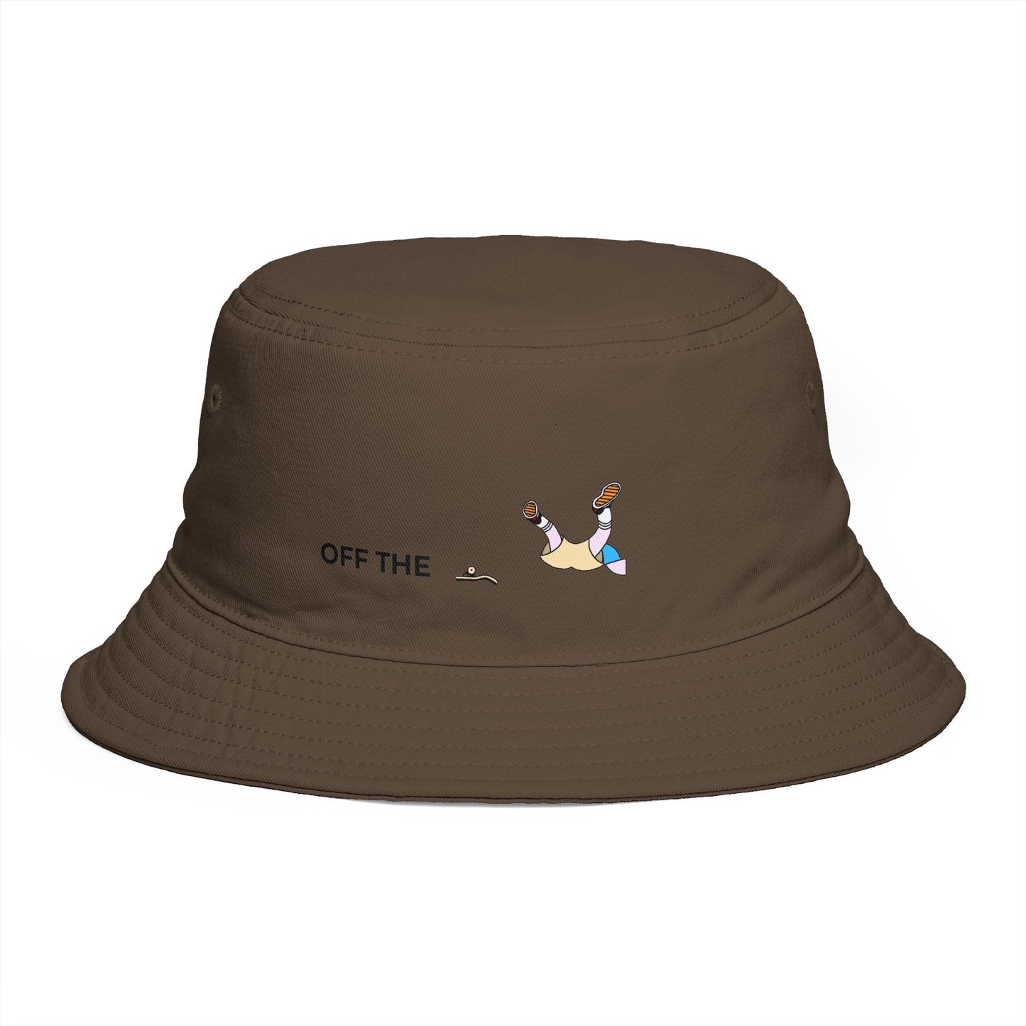 Off The Rails Bucket Hat | スケーター カートゥン 刺繍 コットン100%